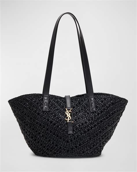 ysl straw bags|YSL straw tote bag.